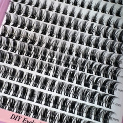 D26 DIY Cluster Lashes (8-16MM, D Curl ) Spike Lashes KIT