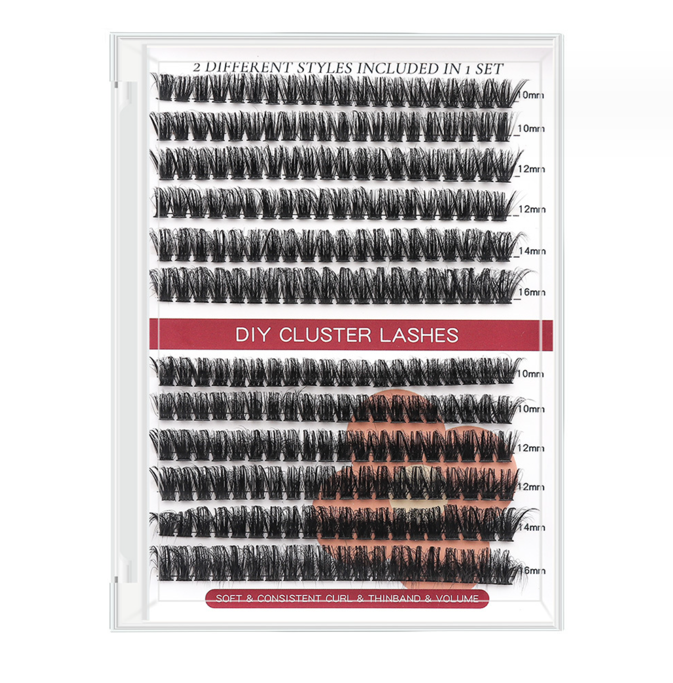 60P+80P DIY Lash Extension (10mm-16mm)