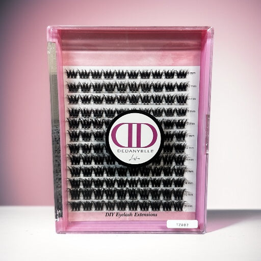 Fluffy Invisible Band Cluster Lash 8-16mm