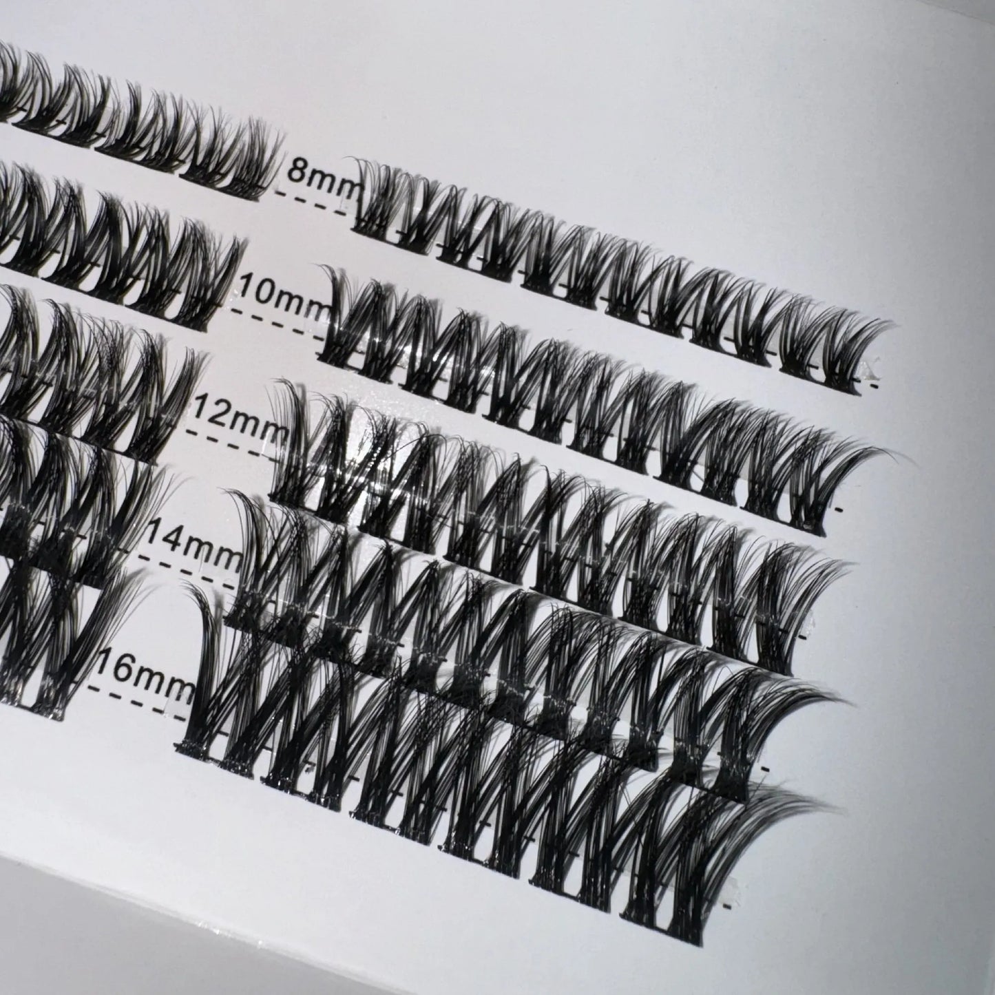E001 DIY Cluster Lashes (8-16MM) D curl 60 Clusters